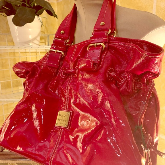 Dooney & Bourke Bags Authentic Dooney Bourke Red Patent Leather